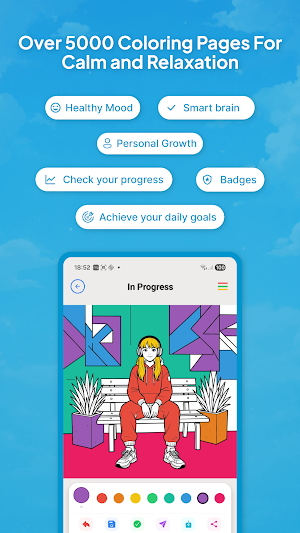 Colori - Coloring Book Pages Screenshot 1