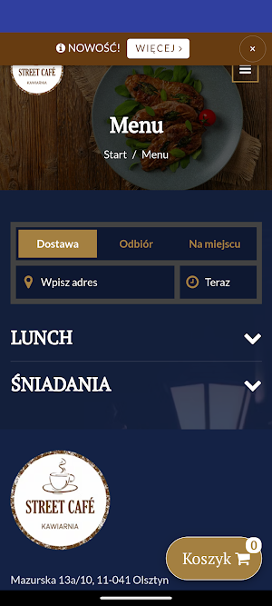 Street Cafe Olsztyn Screenshot 0