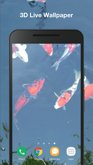 Koi Fish Live Wallpaper Screenshot 3
