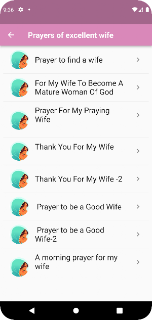 Prayers of excellent wife Screenshot 1