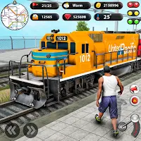 City Train Driving Sim Game 3D