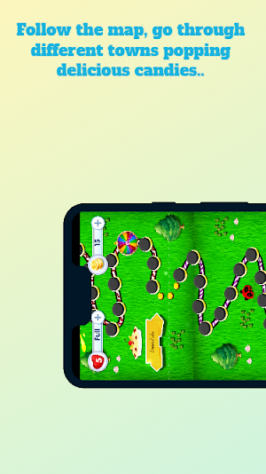 Candy Town -  Swipe candies &  Screenshot 1