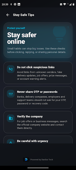 Scam Detector Screenshot 1