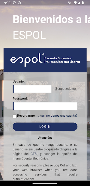 Espol Alert Screenshot 3