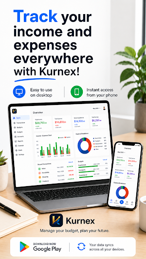 Kurnex: Money & Budget Manager Screenshot 0