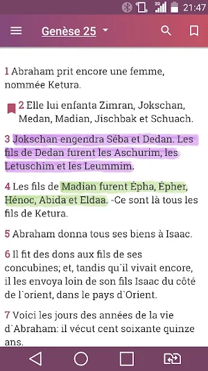La bible de Jérusalem Français Screenshot 1
