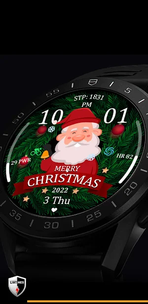 Christmas Watch Face 076 Screenshot 1