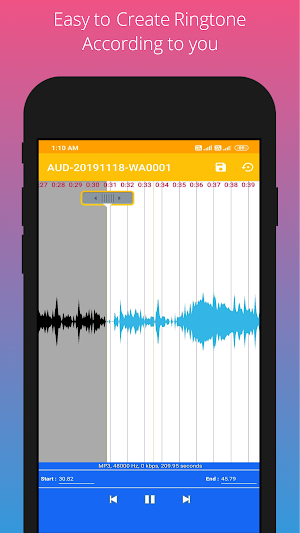 Mp3 Cutter and Ringtone Maker Screenshot 2