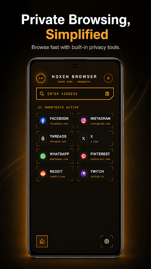 Noxen Browser: Ad Block Screenshot 3