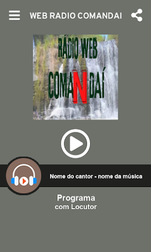 Web Radio ComaNdai Screenshot 1
