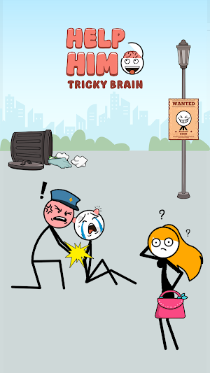 Help Him: Tricky Brain Screenshot 0