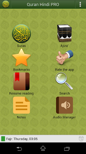 Quran Hindi Advanced (हिन्दी कुरान) Screenshot 0