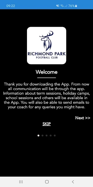 Richmond Park Football Club Screenshot 0