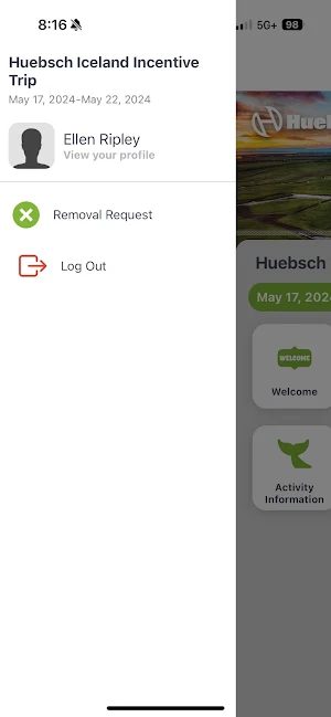 Huebsch Iceland Incentive Trip Screenshot 2