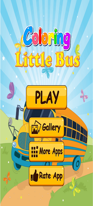 Little Bus Coloring Screenshot 1