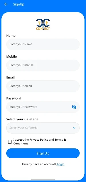 MyCafe Connect Screenshot 0