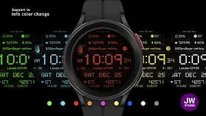 JW104 jwstudio watchface Screenshot 3