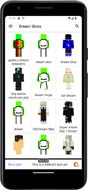 Dream Skins for Minecraft PE Screenshot 0