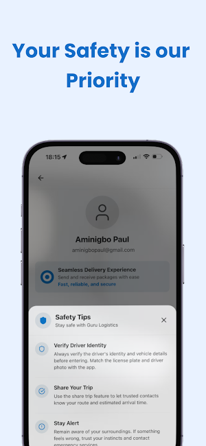 Gurulogistics App Screenshot 3