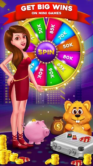 Slots - Blue Diamond Casino Jackpot Party Screenshot 1