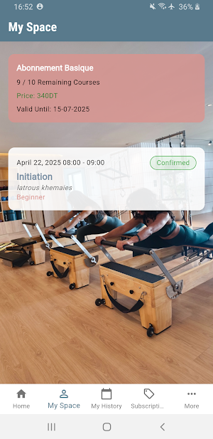 The Wave Pilates Screenshot 2