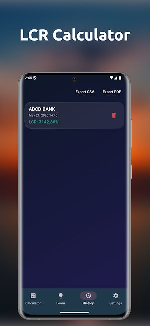 LCR Calculator-financial tools Screenshot 0