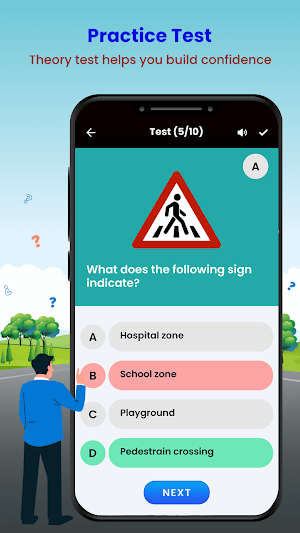 Canada Driving Practice Test Screenshot 1