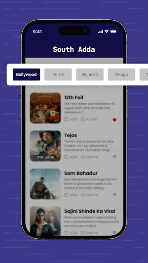 SouthAdda - All Movies Guide Screenshot 3