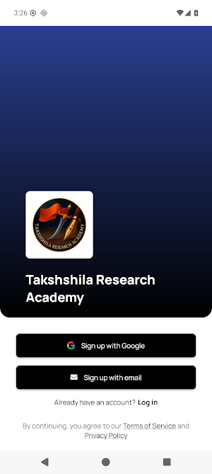 Takshshila Research Academy Screenshot 2