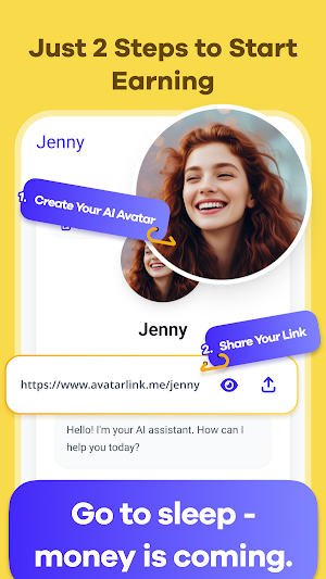 AvatarLink: Your AI Twin Earns Screenshot 0