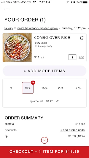 Naz's Halal Food Screenshot 3