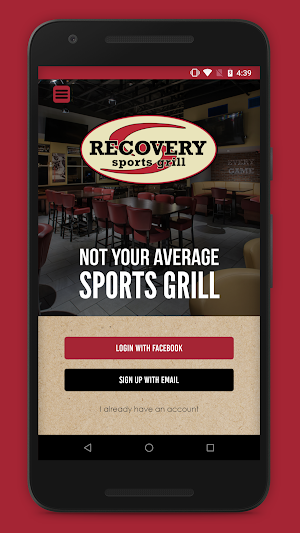 Recovery Sports Grill Rewards Screenshot 0