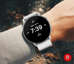 Solid Black Watch Face Screenshot 3