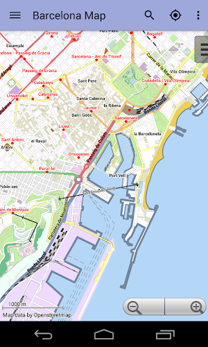 Barcelona City Map Lite Screenshot 0