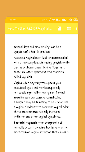 How To Get Rid Of Vaginal Odor Screenshot 2