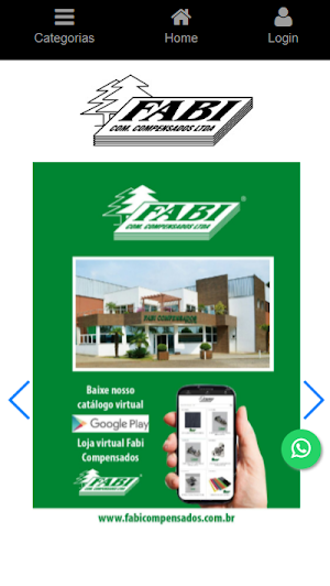 Loja virtual Fabi Compensados Screenshot 0