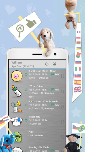 Baby Care Tracker - Breastfeeding Screenshot 0