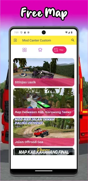 Mod Bussid Canter Custom Mercy Screenshot 1