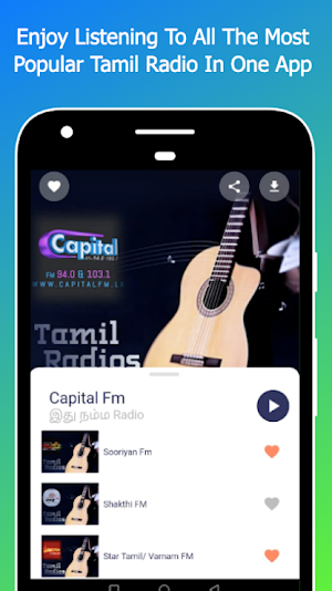 Tamil Radios | Tamil Fm Radio Online tamil songs Screenshot 0