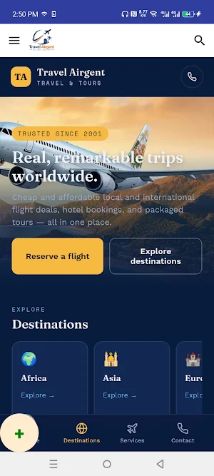 Travel Airgent Screenshot 0