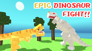 Blocky Dino Park: T-Rex Rampage Screenshot 3