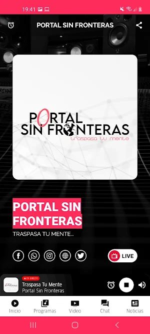 Portal Sin Fronteras Screenshot 1