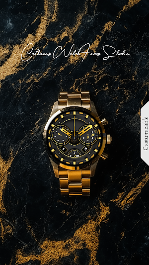 CWF020 Matte Gold Watch Face Screenshot 0