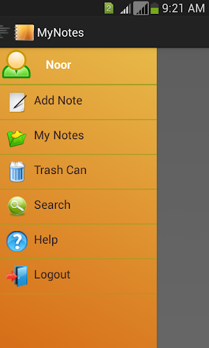 My Notes Screenshot 2