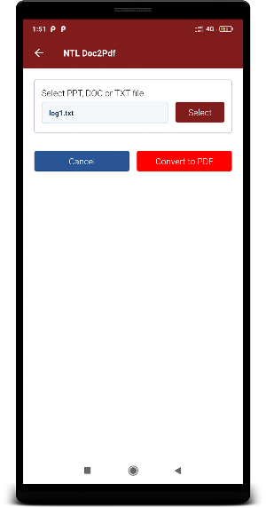 NTL Doc2Pdf Screenshot 3