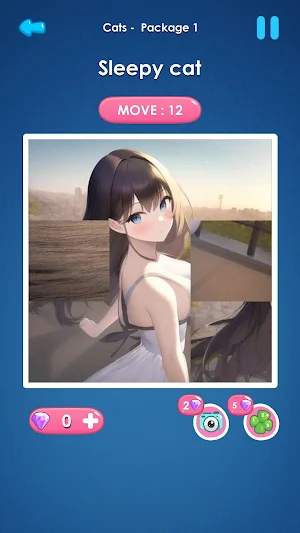 Sexy slide girls: piece puzzle Screenshot 0