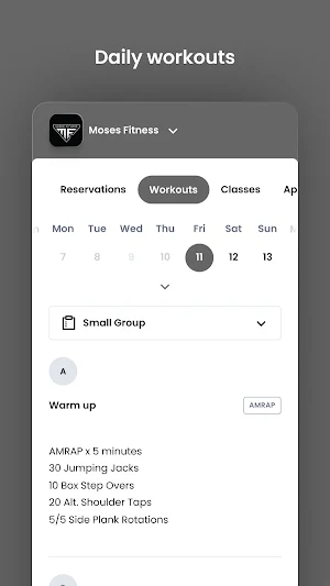 Moses Fitness Screenshot 3