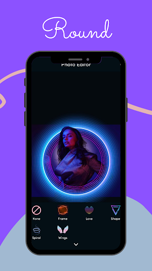 Neon Photo Editor Screenshot 1
