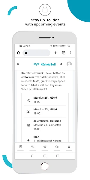 KórházSuli App Screenshot 1