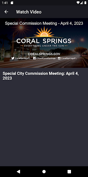 Coral Springs CityTV Screenshot 2